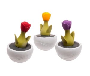 Lateksowy wobbler z kwiatem 15cm