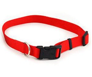 Obroża  czerwona 15mm, 30-45cm