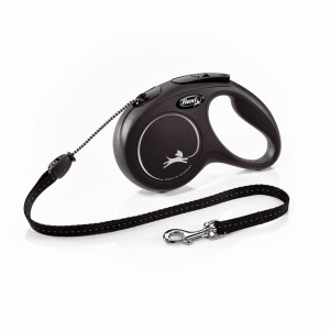 Smycz Flexi New Classic M linka 5m 20kg czarna