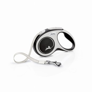 Smycz Flexi New Comfort S taśma 5m 15kg czarna