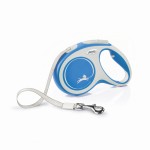 Smycz Flexi New Comfort M taśma 5m 25kg niebieska