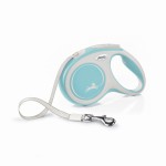 Smycz Flexi New Comfort M taśma 5m 25kg błękitna