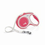 Smycz Flexi New Comfort M taśma 5m 25kg czerwona