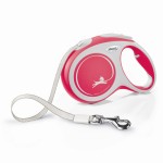 Smycz Flexi New Comfort L taśma 5m 60kg czerwona