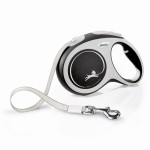 Smycz Flexi New Comfort L taśma 5m 60kg czarna