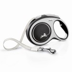 Smycz Flexi New Comfort L taśma 8m 50kg czarna