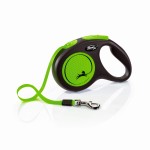 Smycz Flexi New Classic M taśma 5m 25kg green neon