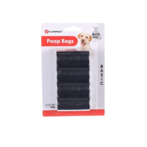 Woreczki higieniczne Flamingo - 8 rolek po 15 szt