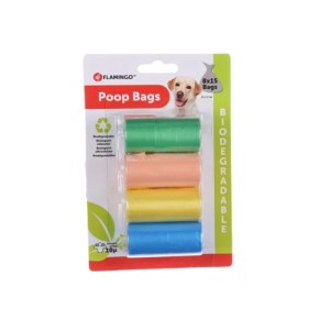 Woreczki higieniczne Flamingo - 8 rolek po 15 szt