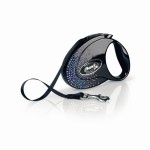 Smycz Flexi Splash Mystic M taśma 5m 25kg czarna