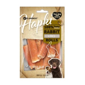 Rabbit snack energy rurki z królikiem i ryżem 85g