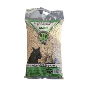 Żwirek drewniany (pellet) Amfik 5kg 10l