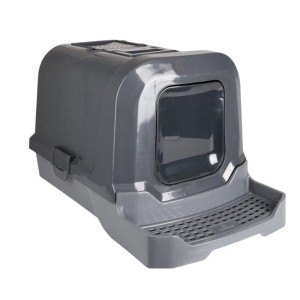 Kuweta dla kota kryta Flamingo 69x42x41cm antracyt