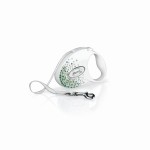 Smycz Flexi Splash Leaf S taśma 3m 12kg biała