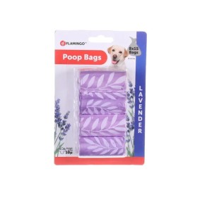 Woreczki higieniczne lawendowe - 8 rolek po 15 szt