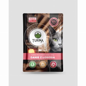TURNA 100g łosoś dla kota