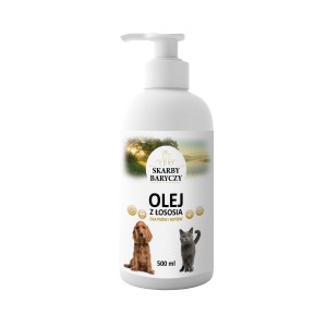 Skarby Baryczy Olej z łososia 100% 500ml