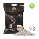 Żwirek Premium Royal Furry 5l bentonit naturalny
