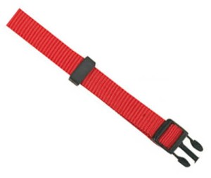 Obroża czerwona 25mm, 55-80cm