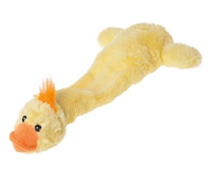 Pluszowa kaczka z piszczałką 34cm